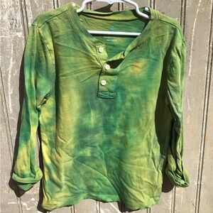 Crewcuts Kid’s Ice Dyed Henley Shirt